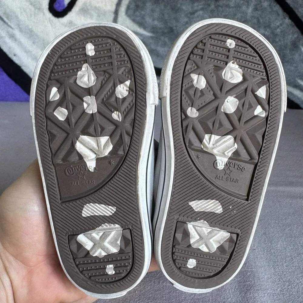 Size 6c - Toddler Converse Chuck Taylor All Star 2V OX 'White Green' 763573C